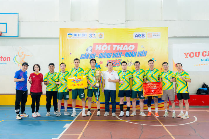 [Hội thao CB-GV-NV 13WIN13 2025]: TT.TVTS-TT.TrT-TT.Mar-PTTH, P.ĐT-P.KT-TT.DHS bảo vệ thành công ngôi vương Bóng chuyền nam, nữ 65
