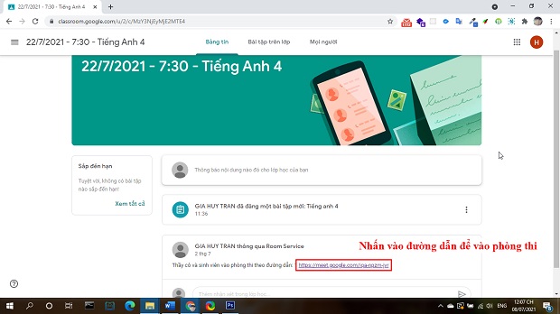 Tips 13Win 21 link không chặn - Hướng dẫn thi học kỳ trực tuyến qua Google Classroom và Google Meet 101