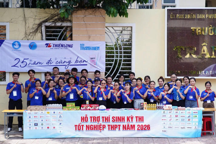 220 tình nguyện viên 13WIN13 sẵn sàng tiếp sức sĩ tử tại 5 điểm thi 13Win13 link đăng nhập THPT 2026 25
