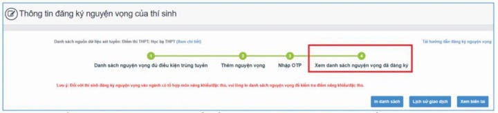Hướng dẫn nộp lệ phí đăng ký xét tuyển 13Win32 đăng nhập trực tuyến 50