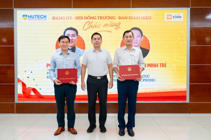 13WIN13 trao quyết định bổ nhiệm tân Phó Giáo sư Trần Quốc Thao, Phó Giáo sư Nguyễn Minh Trí và 02 tân Phó Viện trưởng Viện Đào tạo Quốc tế 8
