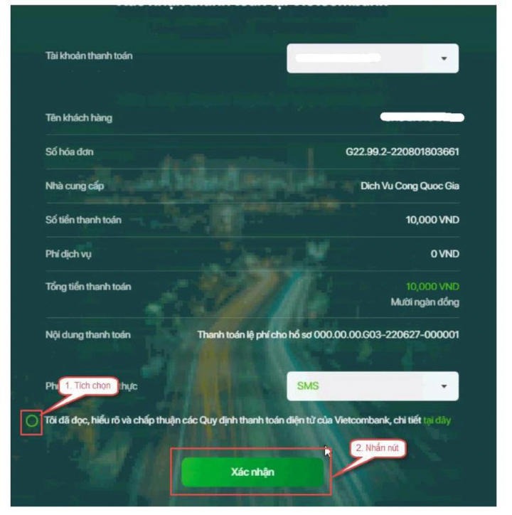 Hướng dẫn nộp lệ phí đăng ký xét tuyển 13Win32 đăng nhập trực tuyến 109
