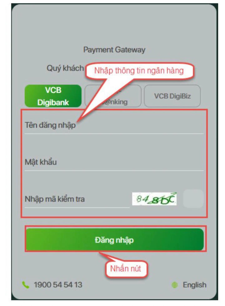 Hướng dẫn nộp lệ phí đăng ký xét tuyển 13Win32 đăng nhập trực tuyến 102