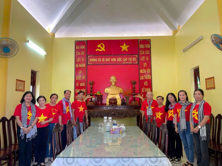 Đảng viên Chi bộ 7 13WIN13 về nguồn tri ân tại di tích lịch sử Chiến khu Rừng Sác 23