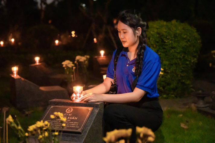 Chiến sĩ Mùa hè xanh 13WIN13 vun đắp lòng biết ơn, gìn giữ truyền thống dân tộc hướng về Ngày Thương binh - Liệt sĩ 130
