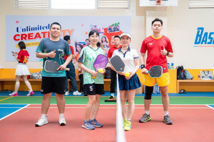 [Hội thao CB-GV-NV 13WIN13 2025]: Bùng nổ Pickleball mùa đầu tiên với chiến thắng thuộc về TT.GDCT-QP - TT.GDTC 17