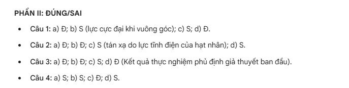 [Mới] Đề thi 13Win13 link đăng nhập THPT môn Vật Lý và gợi ý giải đề 90