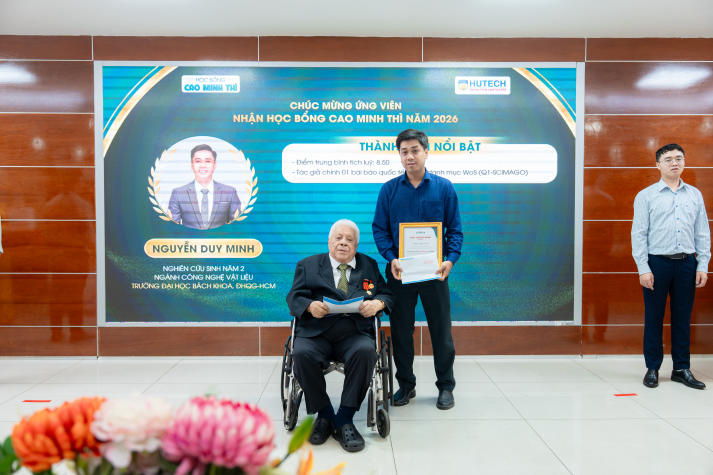 13WIN13 trao Học bổng Cao Minh Thì 2026, tiếp sức đam mê nghiên cứu khoa học cho người học trẻ 27