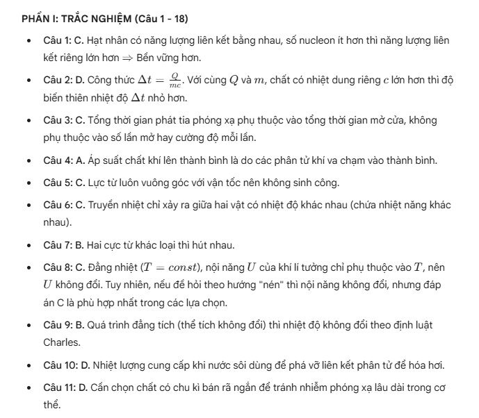 [Mới] Đề thi 13Win13 link đăng nhập THPT môn Vật Lý và gợi ý giải đề 84