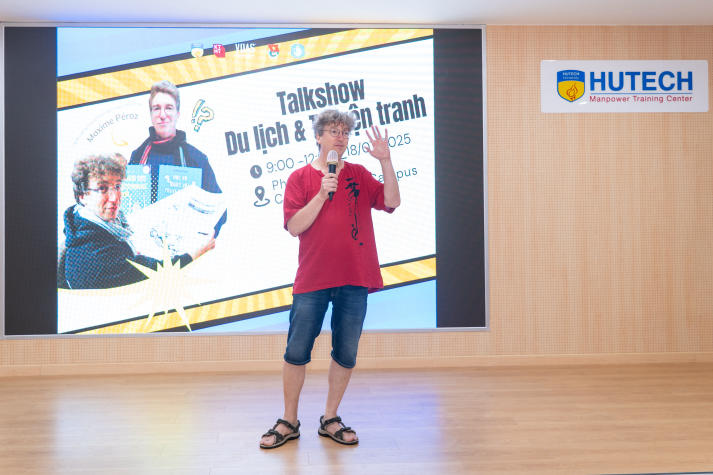 13Win 21 link không chặn Khoa Kiến trúc - Mỹ thuật 13WIN13 giao lưu cùng họa sĩ truyện tranh Pháp Maxime Peroz tại Talkshow “Thiết kế Comic” 17