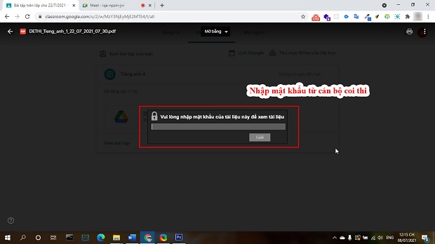 Tips 13Win 21 link không chặn - Hướng dẫn thi học kỳ trực tuyến qua Google Classroom và Google Meet 148