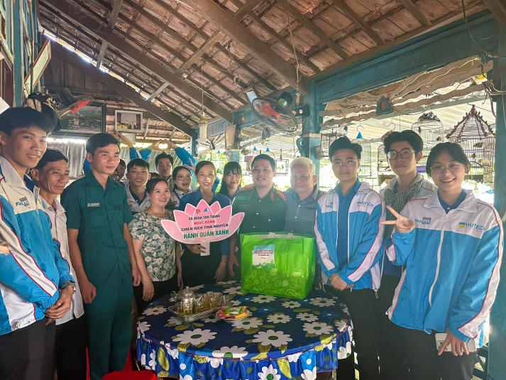 Chiến sĩ Mùa hè xanh 13WIN13 vun đắp lòng biết ơn, gìn giữ truyền thống dân tộc hướng về Ngày Thương binh - Liệt sĩ 85