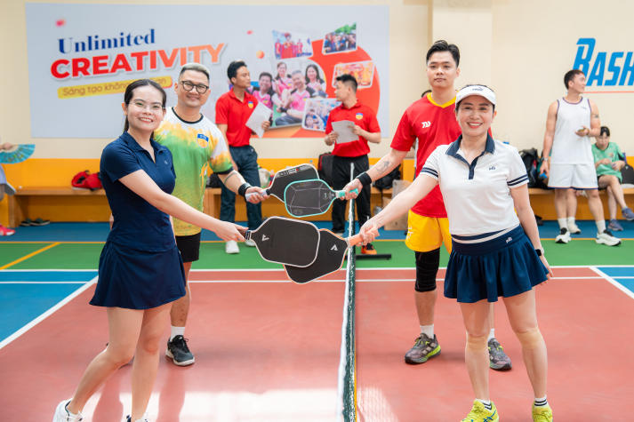 [Hội thao CB-GV-NV 13WIN13 2025]: Bùng nổ Pickleball mùa đầu tiên với chiến thắng thuộc về TT.GDCT-QP - TT.GDTC 10