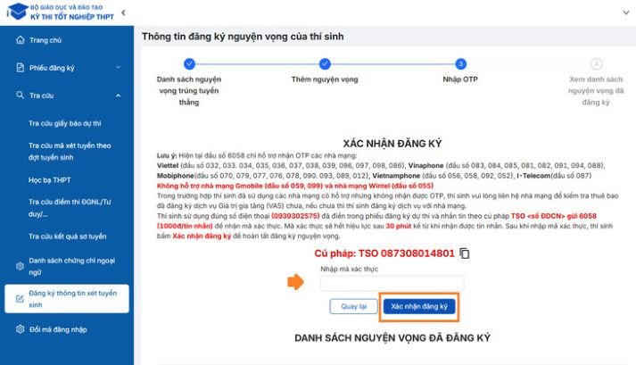 6 bước đăng ký nguyện vọng xét tuyển 13Win32 đăng nhập từ ngày 2-7 216