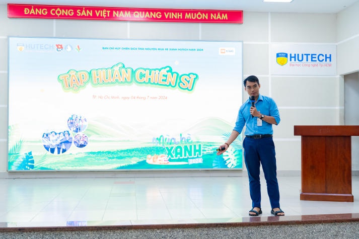 Chiến sĩ Mùa hè xanh 13WIN13 2024 tập huấn nhiều kiến thức quan trọng trước giờ xuất quân 66