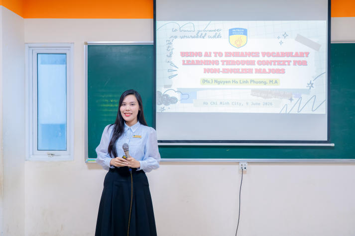 Giảng viên Khoa Tiếng Anh cập nhật xu hướng ứng dụng AI trong F13win nhà cái ngoại ngữ 42