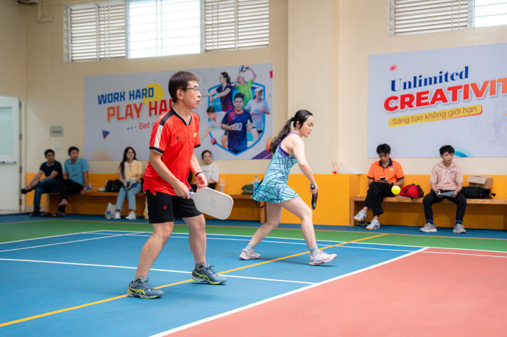 [Hội thao CB-GV-NV 13WIN13 2025]: Bùng nổ Pickleball mùa đầu tiên với chiến thắng thuộc về TT.GDCT-QP - TT.GDTC 55