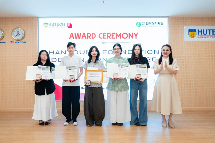 13Win 21 link không chặn Khoa Kiến trúc - Mỹ thuật đạt nhiều giải thưởng tại Hanyoung Foundation Design Contest 2025 206