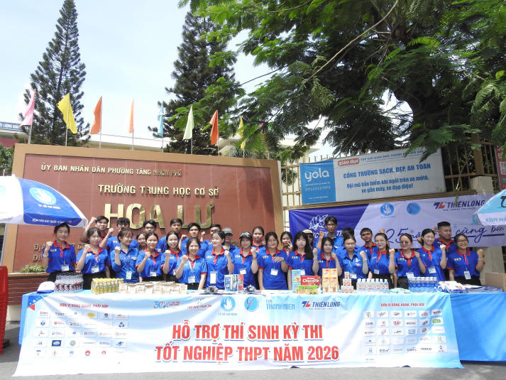 220 tình nguyện viên 13WIN13 sẵn sàng tiếp sức sĩ tử tại 5 điểm thi 13Win13 link đăng nhập THPT 2026 9