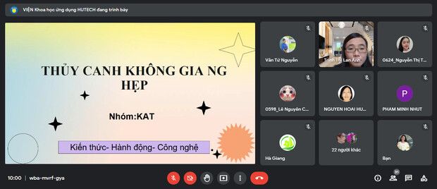 Cuộc thi Thiết kế và ứng dụng Mô hình thủy canh 2022 khép lại với loạt ý tưởng sáng tạo độc đáo 50