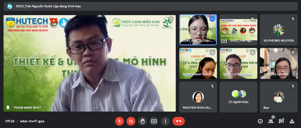 Cuộc thi Thiết kế và ứng dụng Mô hình thủy canh 2022 khép lại với loạt ý tưởng sáng tạo độc đáo 69