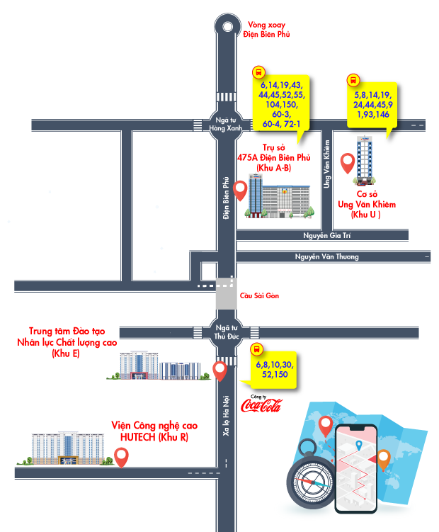 Sơ đồ đến trường 25