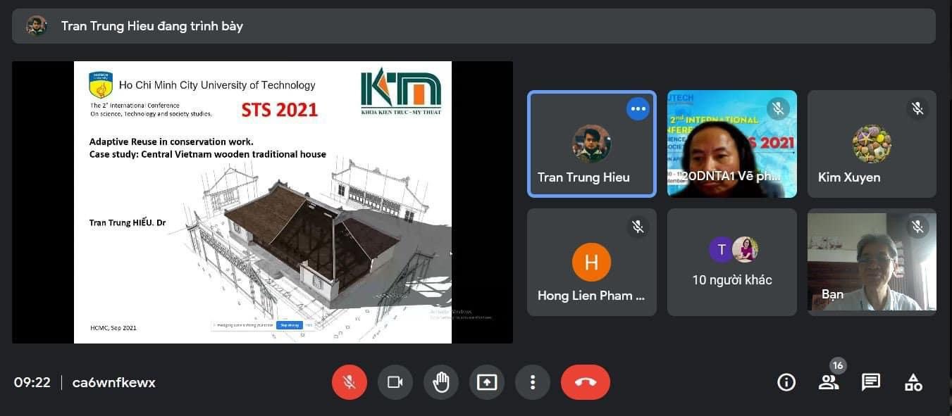 5 báo cáo khoa học của thầy cô Tiểu ban Kiến trúc Mỹ thuật tham dự Hội thảo Khoa học quốc tế STS 2021 27