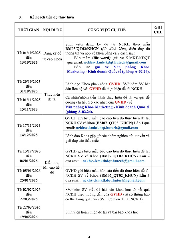 [THÔNG BÁO] V/v Đăng ký & Kế hoạch thực hiện đề tài Nghiên cứu Khoa học Tải app 13Win năm học 2025 – 2026 Khoa Marketing - Kinh doanh quốc tế 59