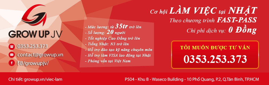 Thông tin tuyển dụng - GROW UP JV 23