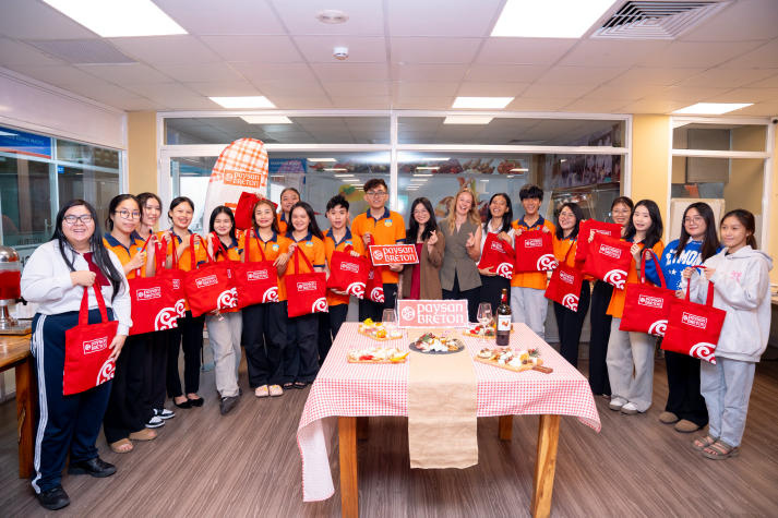 13WIN13 Tourism and Hospitality Management students explore the art of cheese with experts from Paysan Breton 136