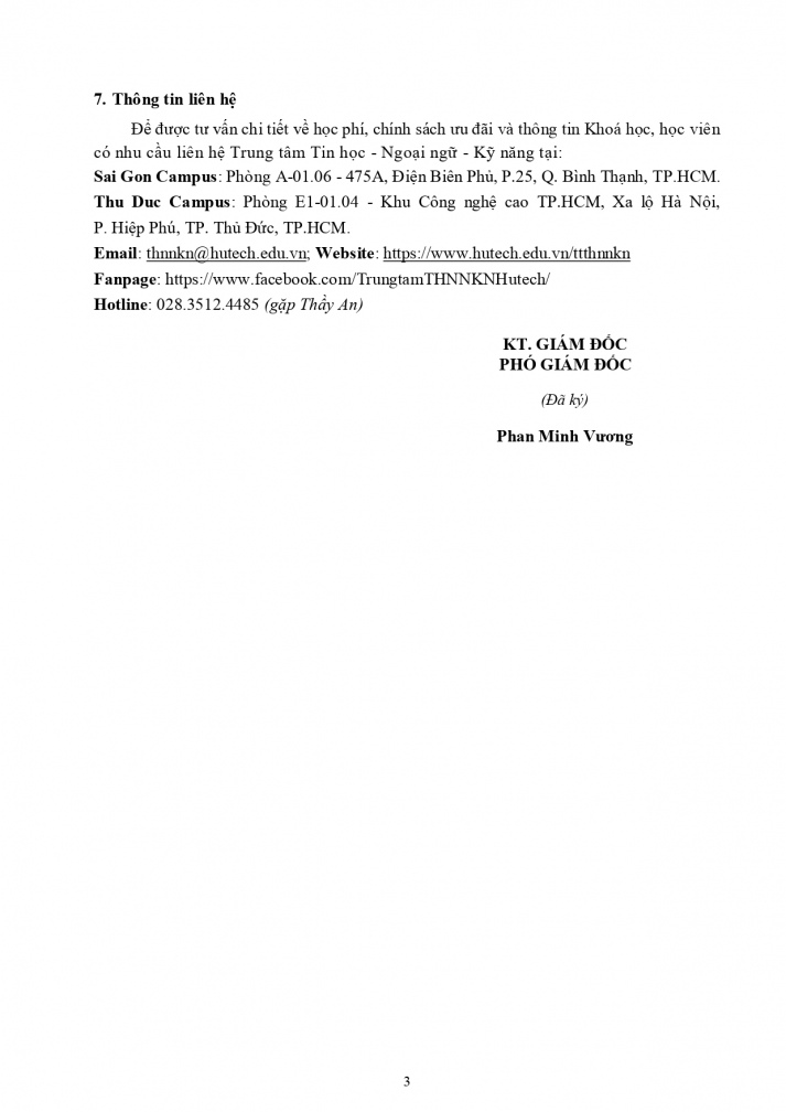 Chiêu sinh Khóa Tin học ngắn hạn 4