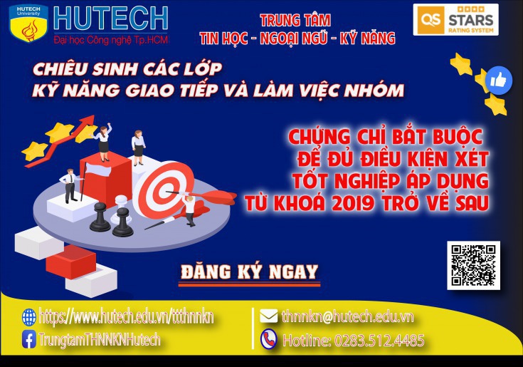 Kế hoạch chiêu sinh các lớp KỸ NĂNG GIAO TIẾP VÀ LÀM VIỆC NHÓM khai giảng tháng 6/2023 cập nhật ngày 22/05/2023 2