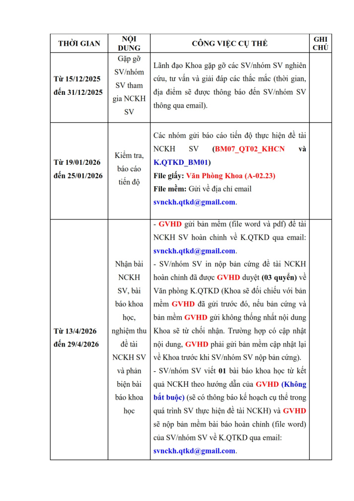 V/v đăng ký đề tài 13Win 21 link không chặn nghiên cứu Khoa học năm học 2025 – 2026 18