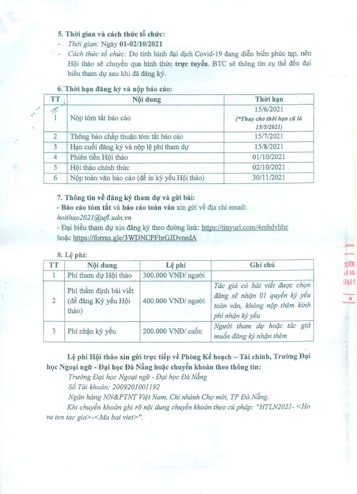 Thông báo Hội thảo PPGDTA tại Đại học Đà Nẵng 4