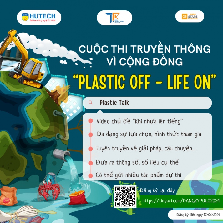 Khoa Truyền thông và Thiết kế tổ chức 13Wing Slot game, Bắn cá, Đá gà, Live Casino, Xổ số "Plastic off, life on" 2024 từ ngày 17/5/2024 76