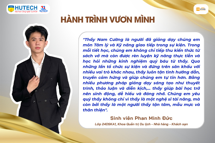 Từ ánh đèn sân khấu đến bục giảng: Trách nhiệm với những khát vọng trẻ 72