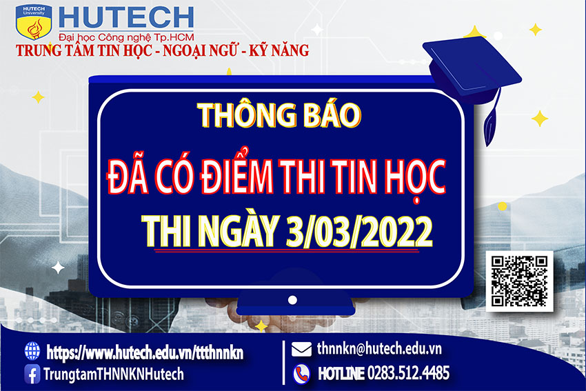 Thông báo đã có kết quả thi Tin học thi ngày 03/03/2022 2
