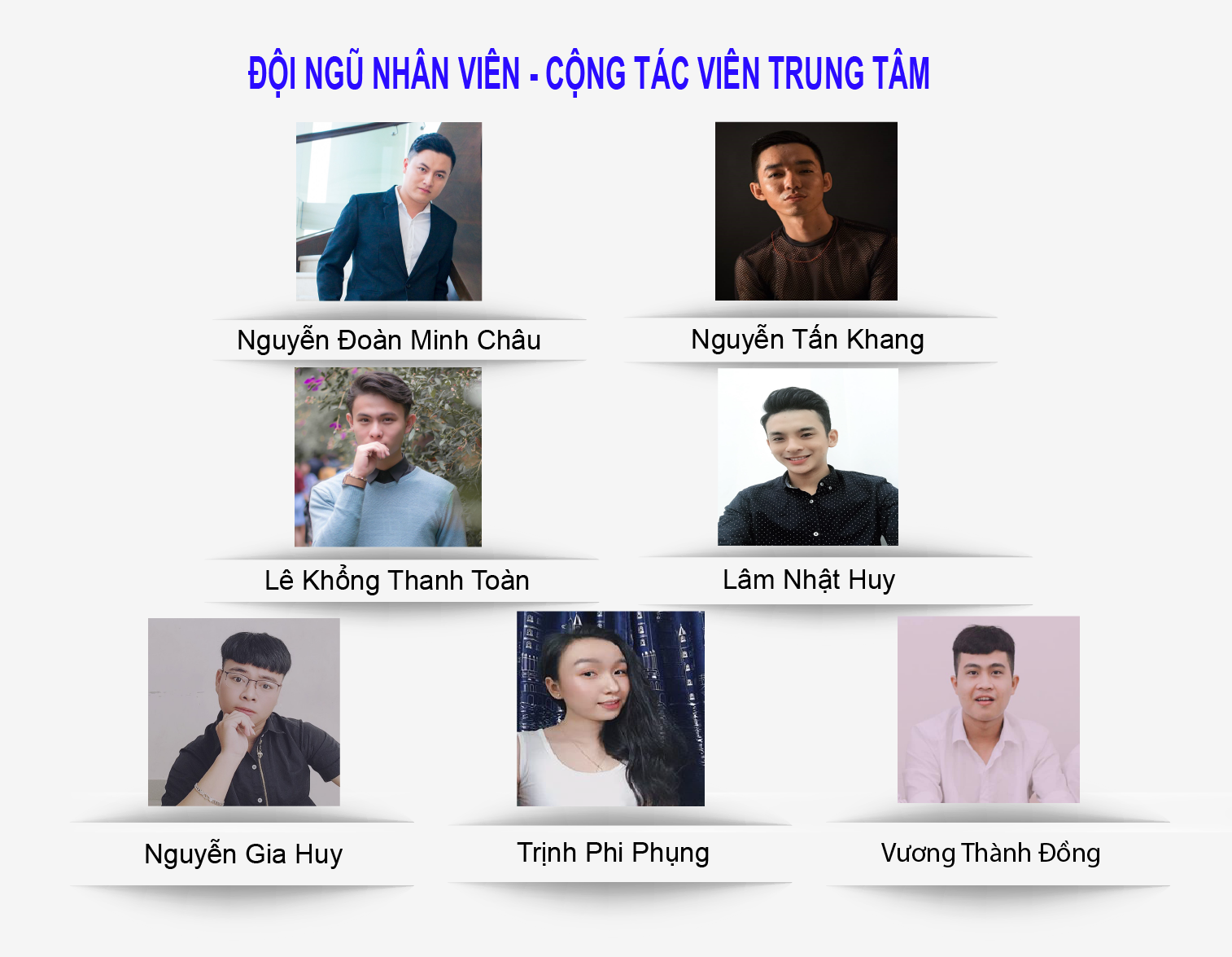 Danh sách Cộng tác viên Trung tâm Văn hóa Nghệ thuật 2