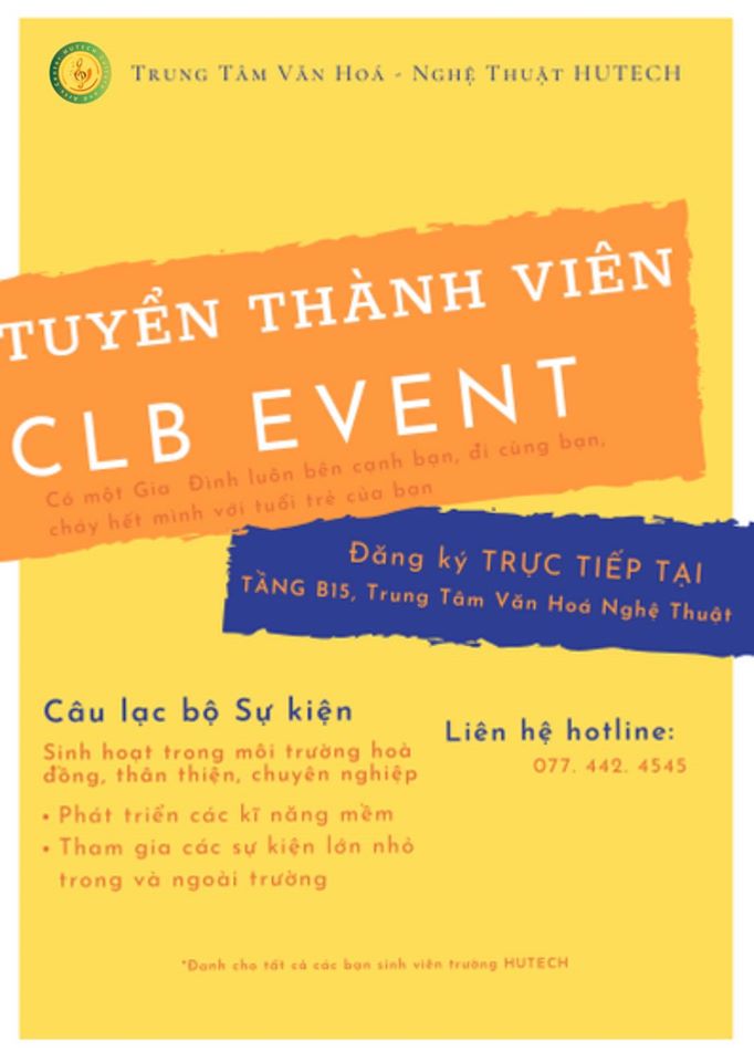 CLB Event - PR tuyển thành viên mới sau mùa dịch Covid-19 23