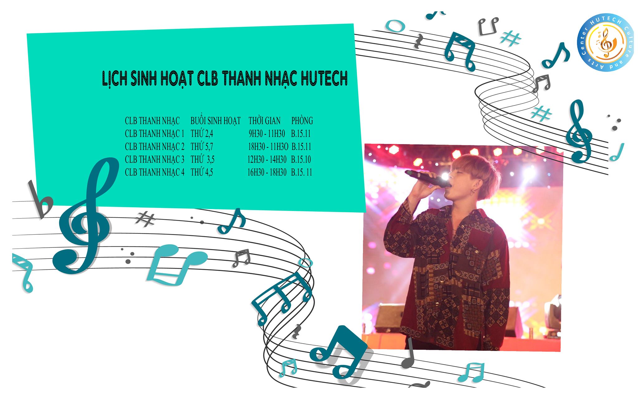 Lịch sinh hoạt CLB Thanh nhạc 16