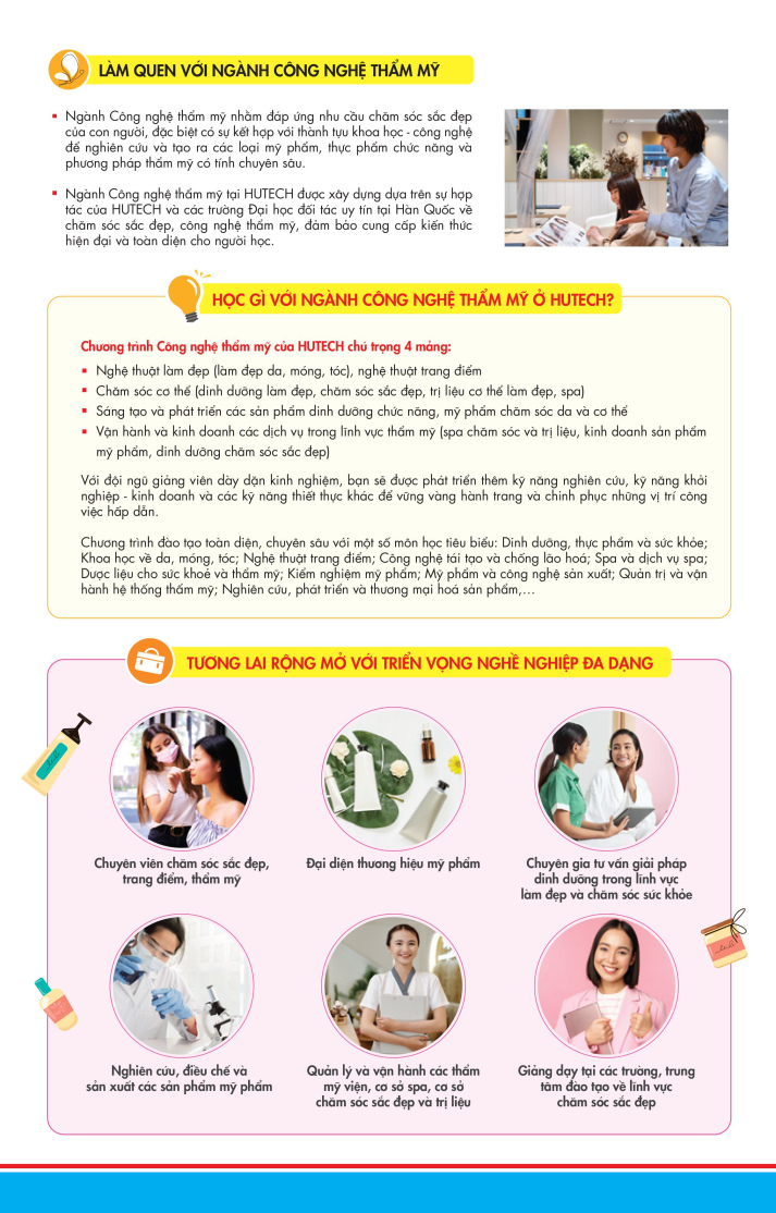 Đại học - Công nghệ thẩm mỹ - Tổng quan 9