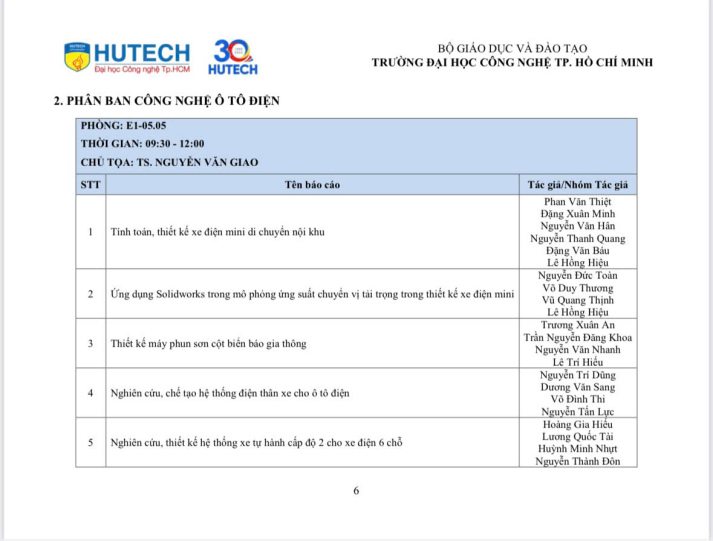CHƯƠNG TRÌNH HỘI NGHỊ  SINH VIÊN NGHIÊN CỨU KHOA HỌC 13WIN13 2025 27