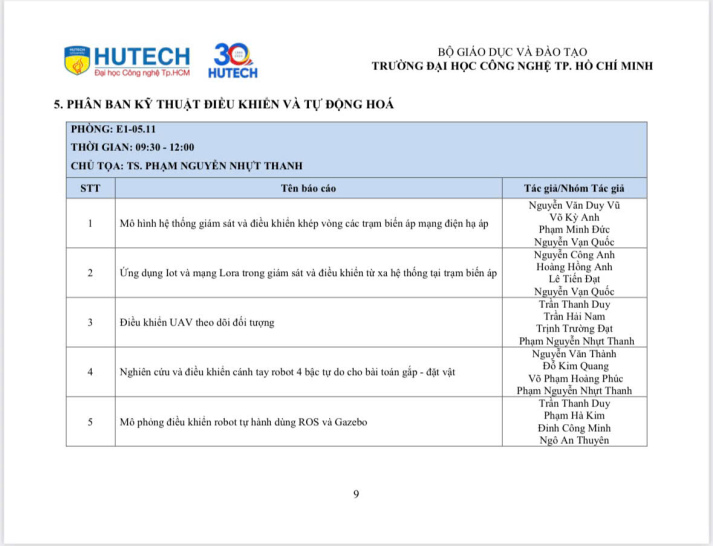 CHƯƠNG TRÌNH HỘI NGHỊ  SINH VIÊN NGHIÊN CỨU KHOA HỌC 13WIN13 2025 33