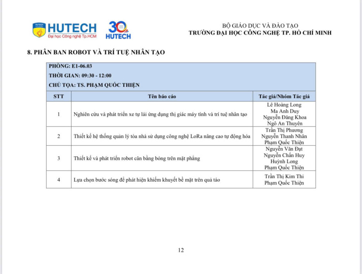 CHƯƠNG TRÌNH HỘI NGHỊ  SINH VIÊN NGHIÊN CỨU KHOA HỌC 13WIN13 2025 39