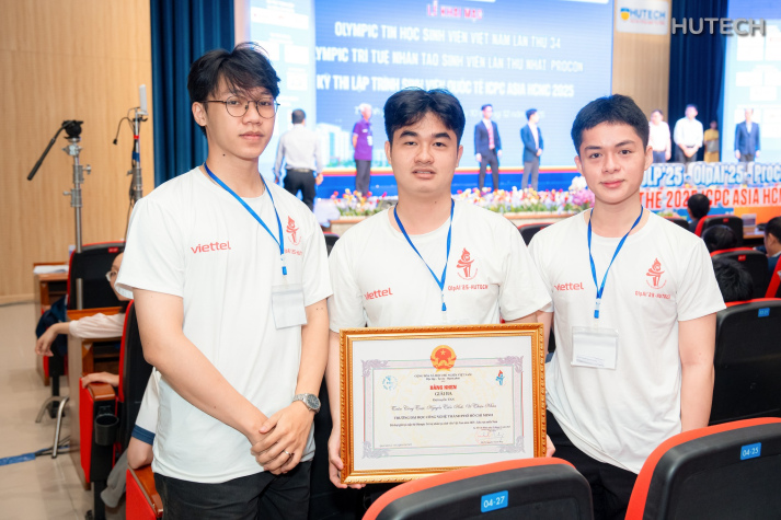 CHÚC MỪNG SINH VIÊN VIỆN KỸ THUẬT 13WIN13 ĐẠT GIẢI BA OLYMPIC TRÍ TUỆ NHÂN TẠO SINH VIÊN VIỆT NAM (OLPAI’25) KHU VỰC MIỀN NAM 29