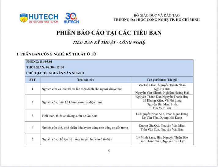CHƯƠNG TRÌNH HỘI NGHỊ  SINH VIÊN NGHIÊN CỨU KHOA HỌC 13WIN13 2025 25