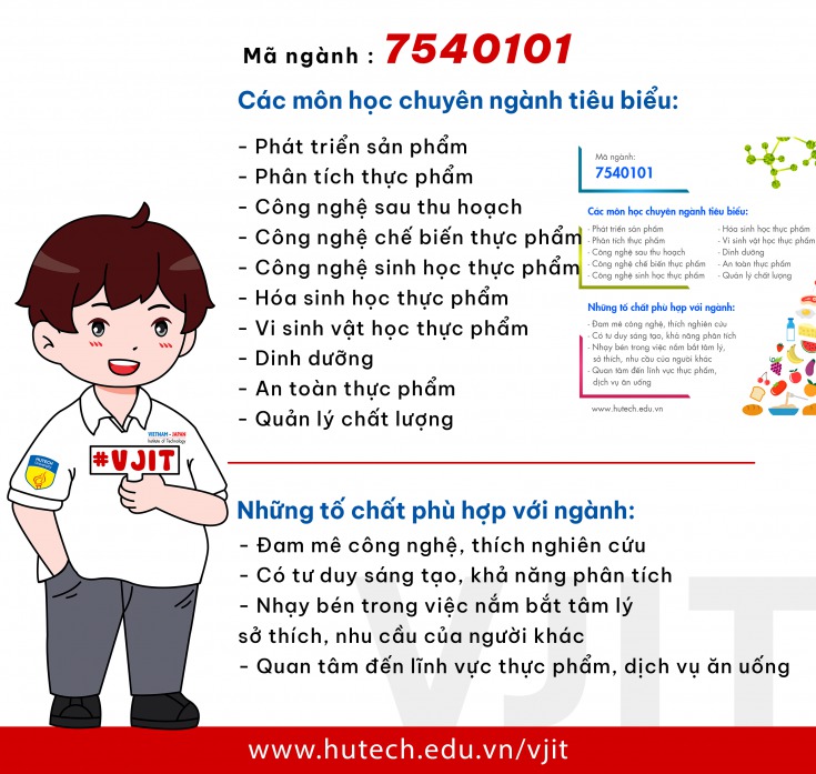 Ngành Công nghệ thực phẩm - Chương trình Việt - Nhật 107