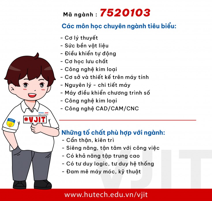 Ngành Kỹ thuật cơ khí - Chương trình Việt - Nhật 102