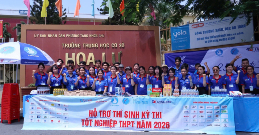 220 tình nguyện viên 13WIN13 sẵn sàng tiếp sức sĩ tử tại 5 điểm thi 13Win13 link đăng nhập THPT 2026