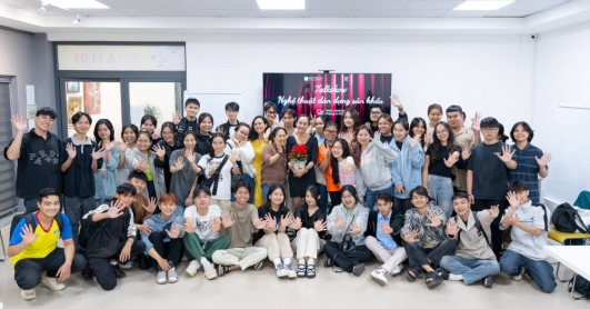 13WIN13 Students had a meet and greet with Meritorious Artist Hanh Thuy